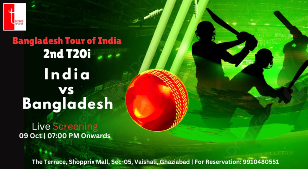 Bangladesh tour of India | India vs Bangladesh 2nd T20i (Screening)