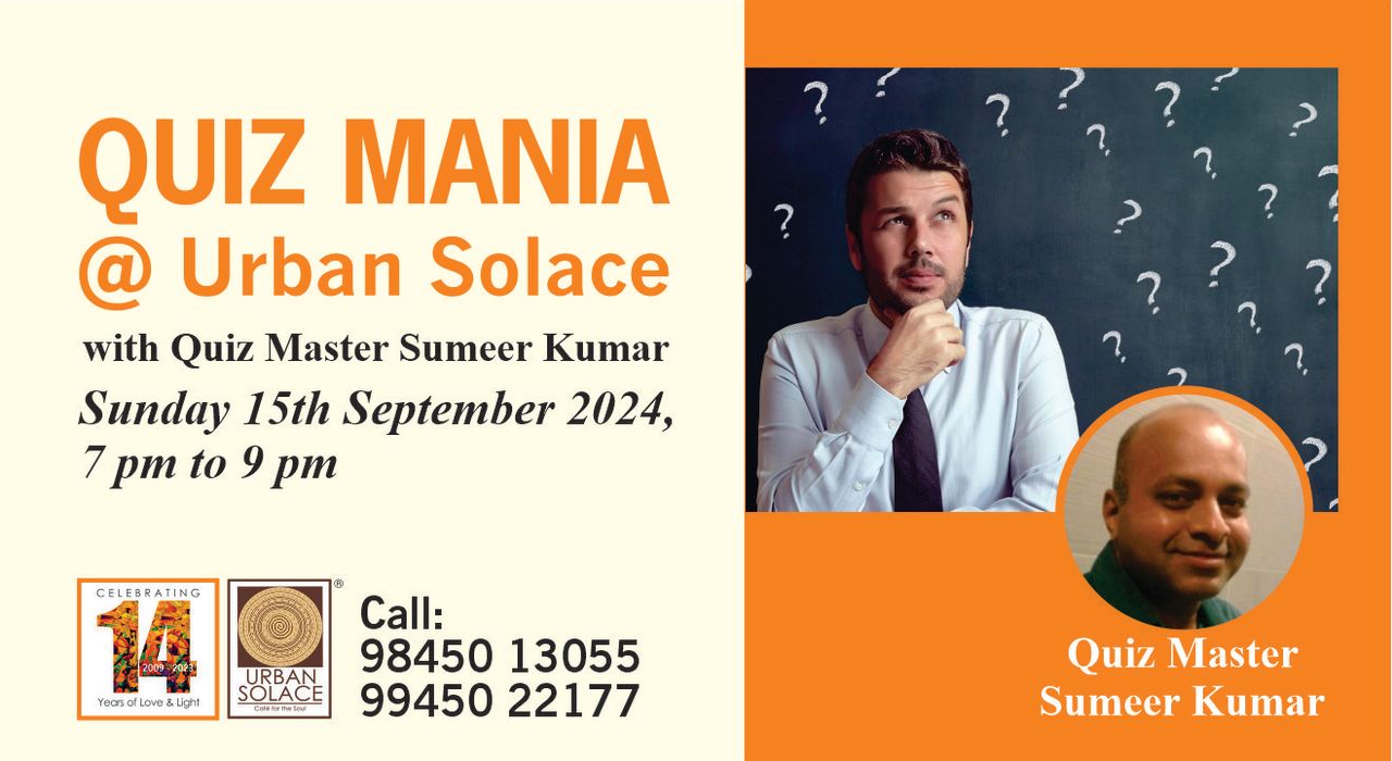 Quiz Mania @ Urban Solace - September 2024 Edition