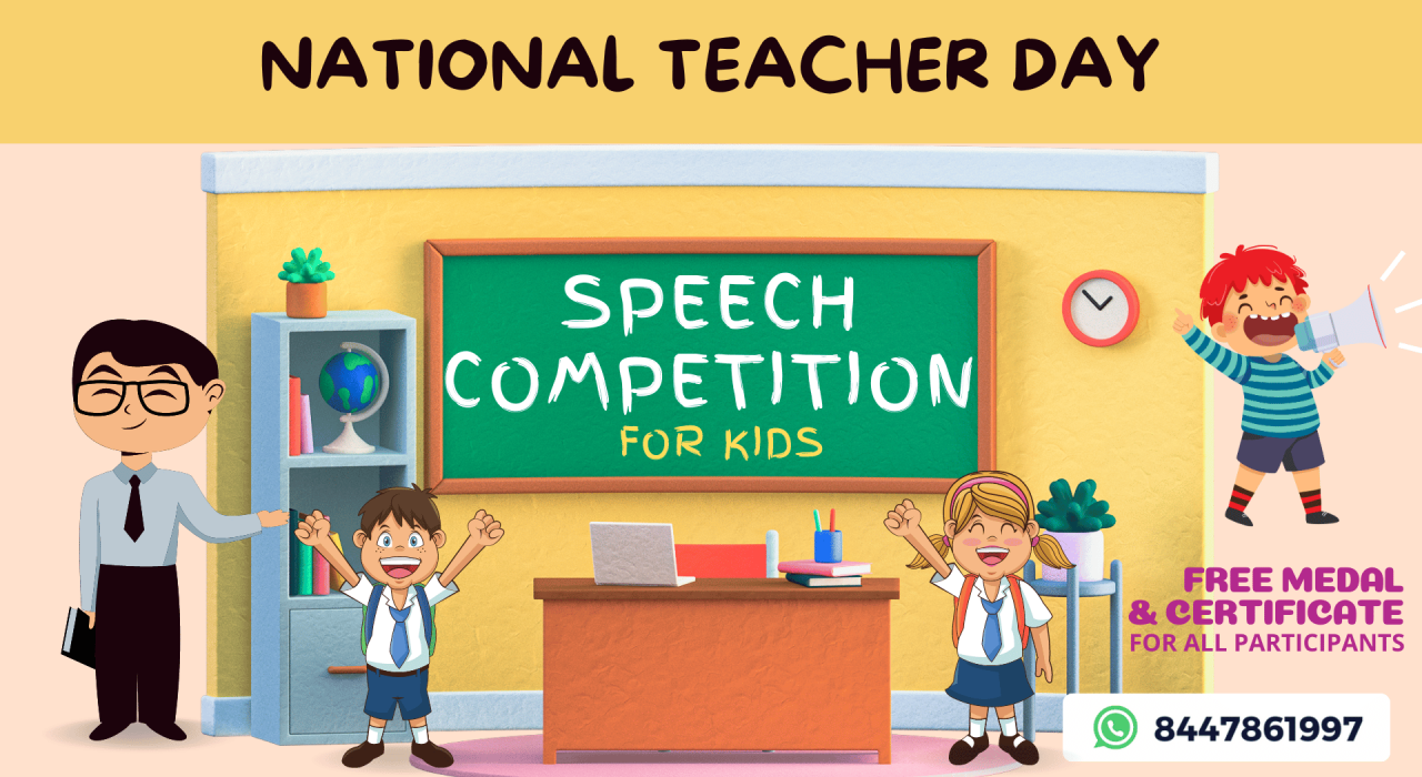 Teacher's Day Speech Competition for kids