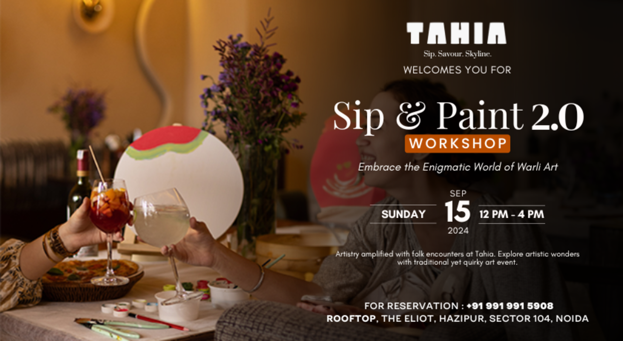 Sip & Paint At Tahia Noida