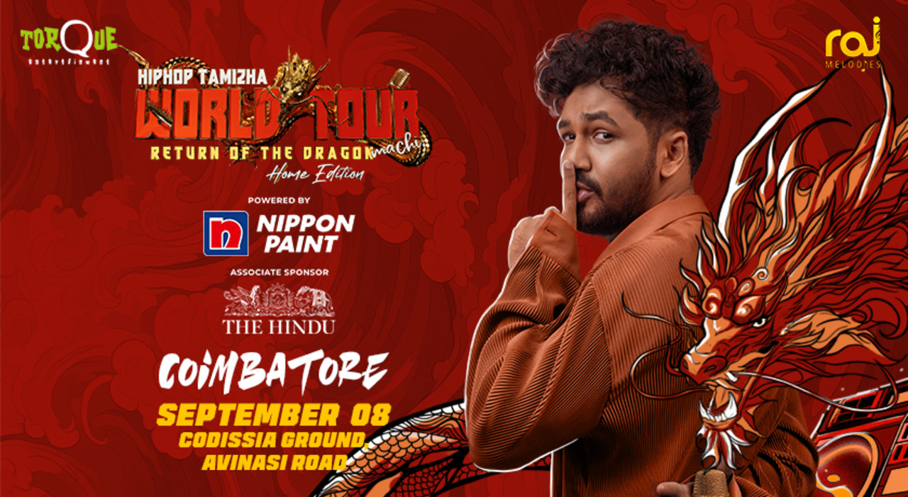 HIPHOP TAMIZHA'S - RETURN OF THE DRAGON MACHI (HOME EDITION) - LIVE IN COIMBATORE