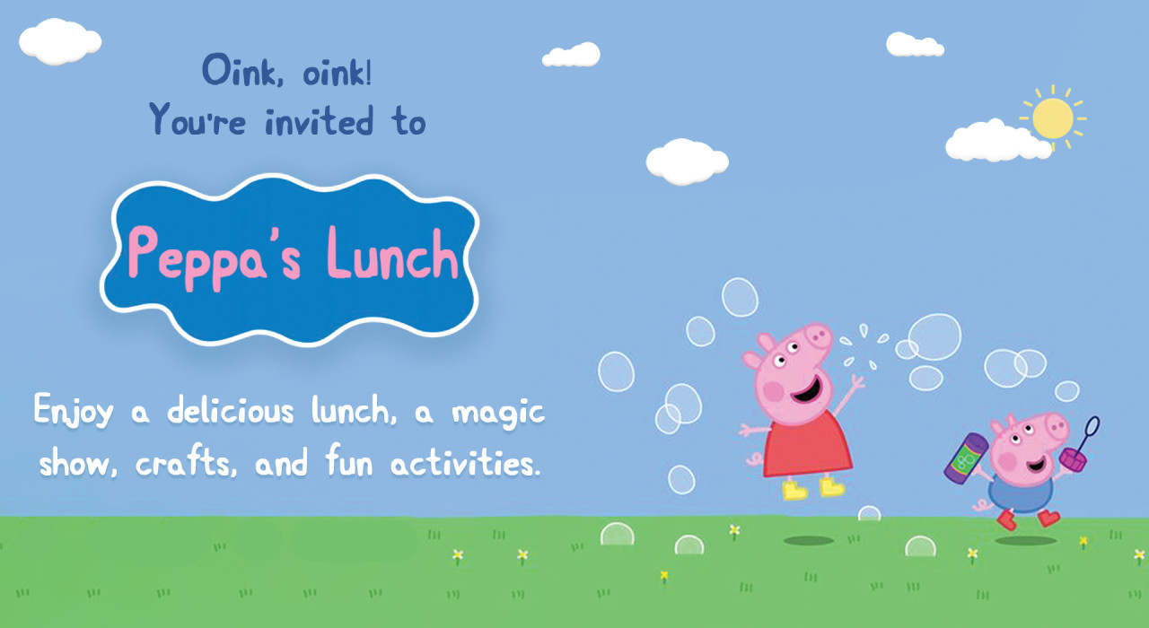 Sunday Kids Brunch - Peppa Pig Theme | Imperfecto Logix