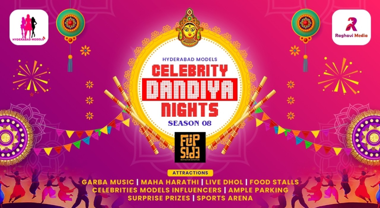 Celebrity Dandiya Nights Season 8 at Flipside Adventure Park | Navratri 2024
