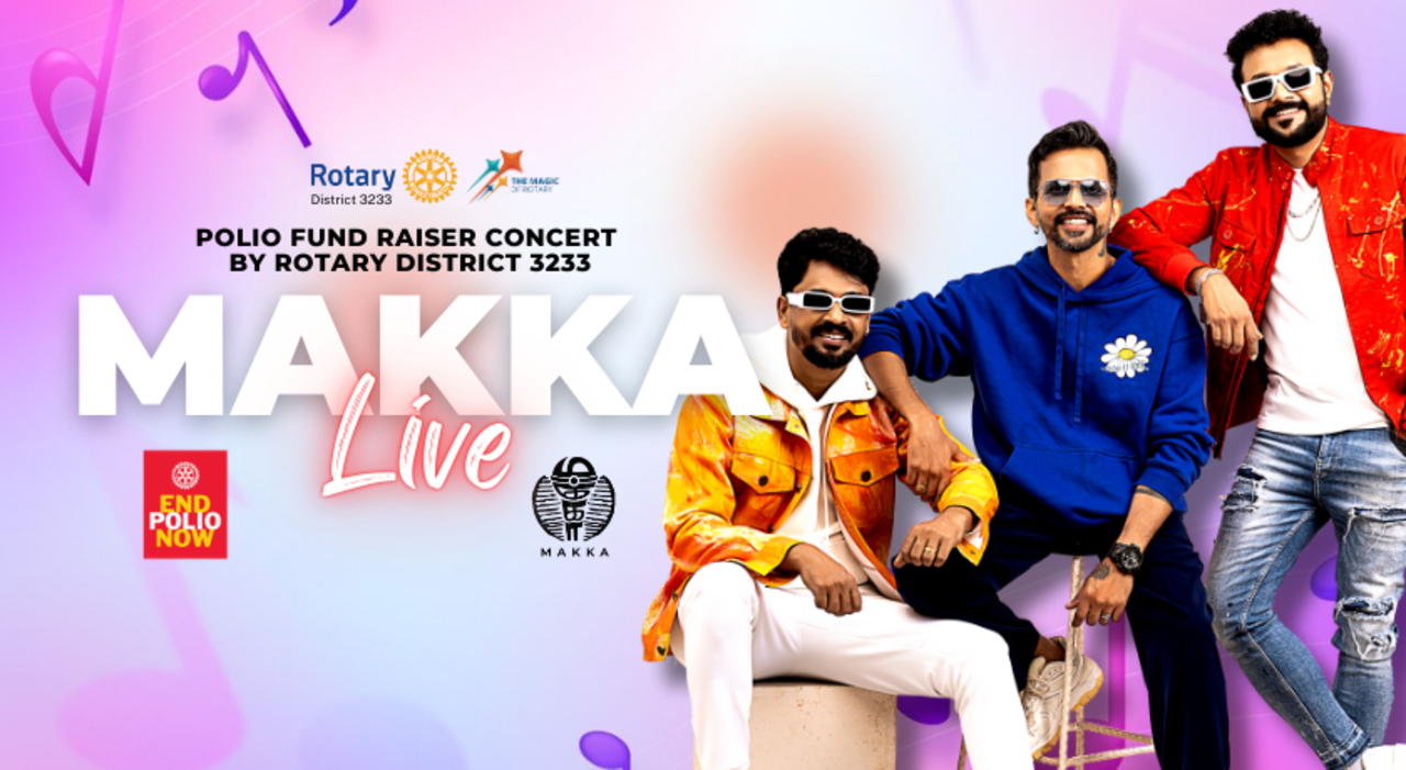 MAKKA Live - Polio fundraiser concert by Rotary District 3233