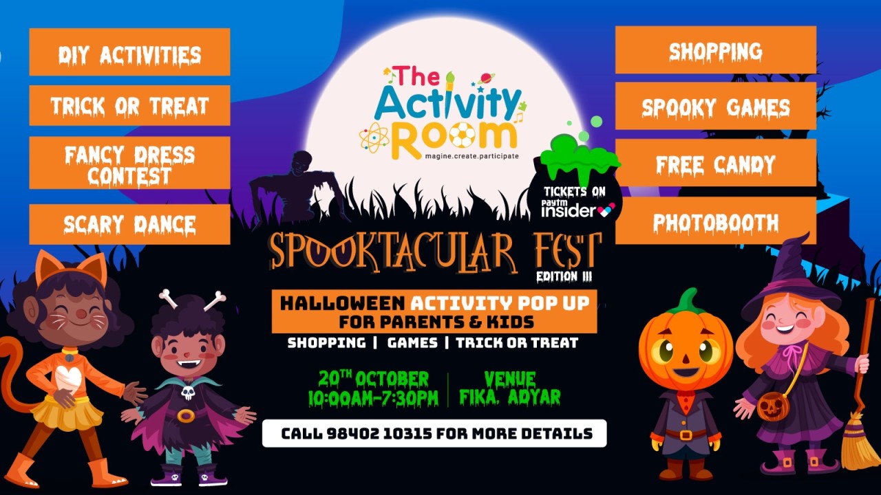 The Activity Rooms Spooktacular Fest - Halloween Activity Pop Up
