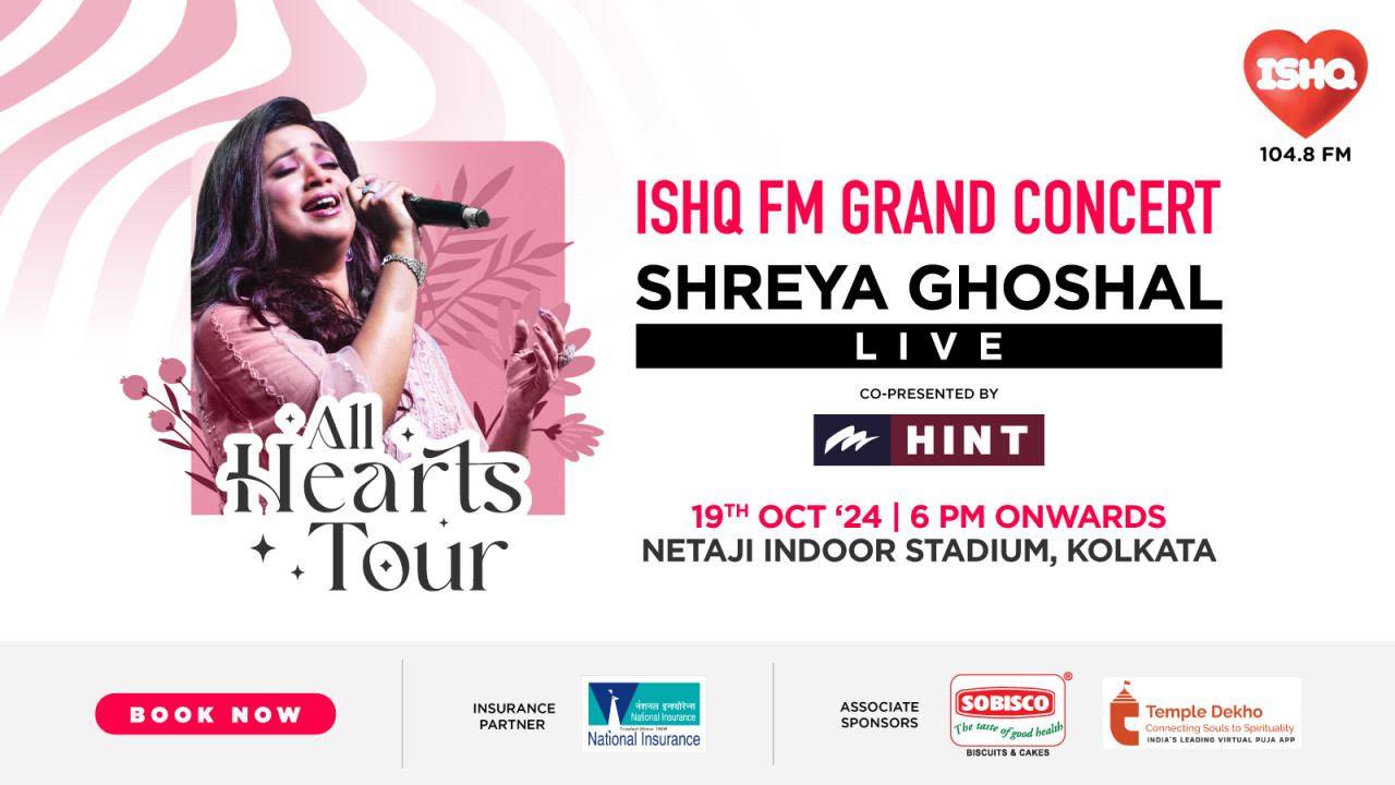 Ishq FM Grand Concert - Shreya Ghoshal Live | Kolkata