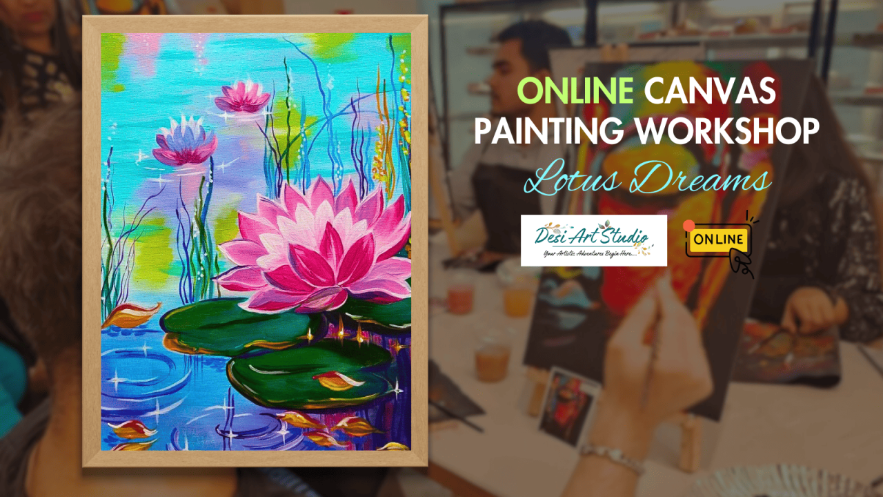Canvas Painting Workshop - Desi Art Studio