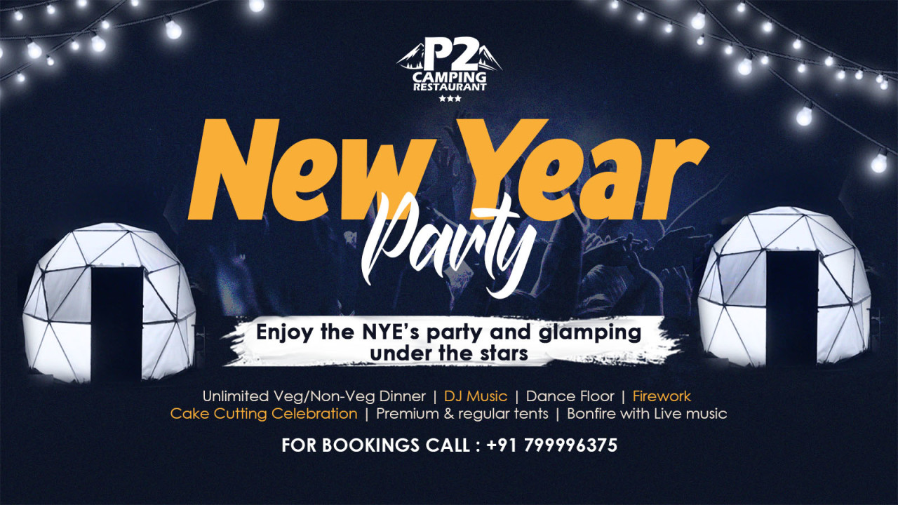 New Year Party & Glamping NY Parties 2024 Event in Pune