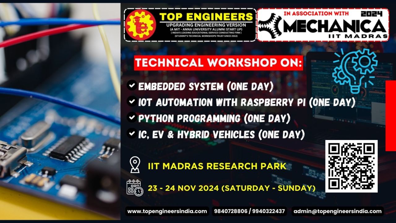 IC ENGINES, ELECTRIC AND HYBRID VEHICLES WORKSHOP