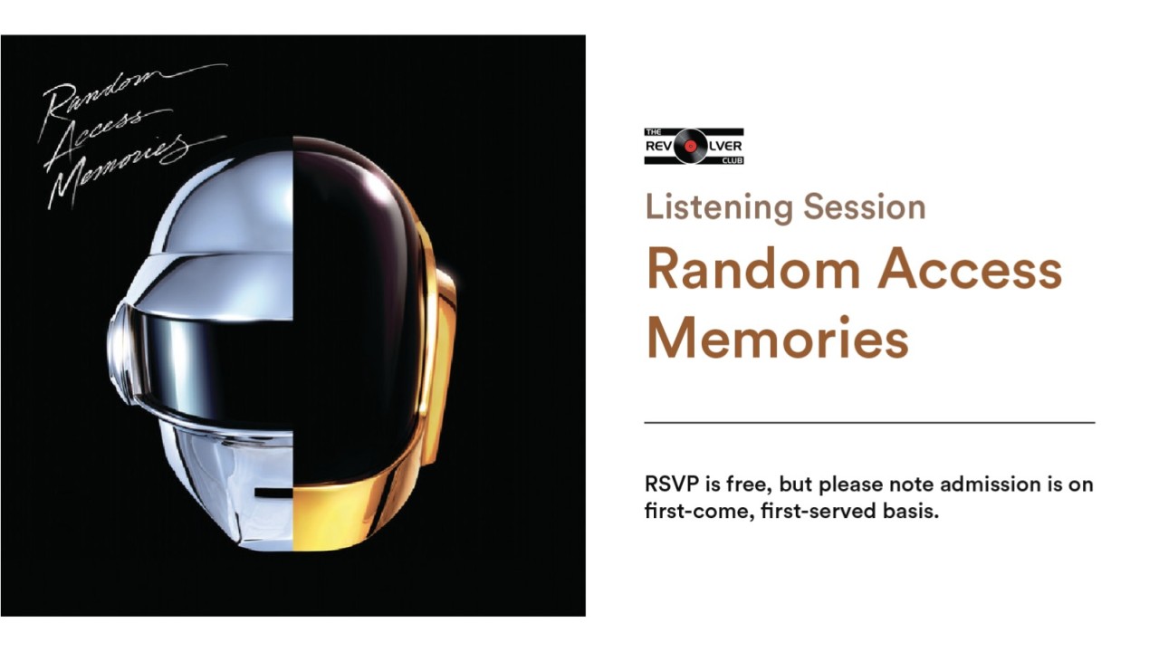 Random Access Memories by Daft Punk - Listening Sessions