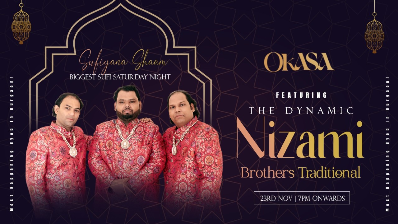 Nizami Brothers Traditional| Performing Live at Okasa Gurgaon, Sector 86