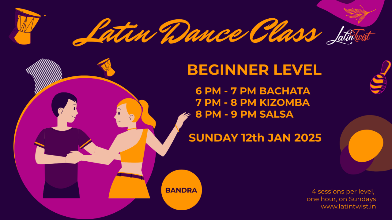 Latin Dance Classes 2025 - Salsa, Bachata, Kizomba