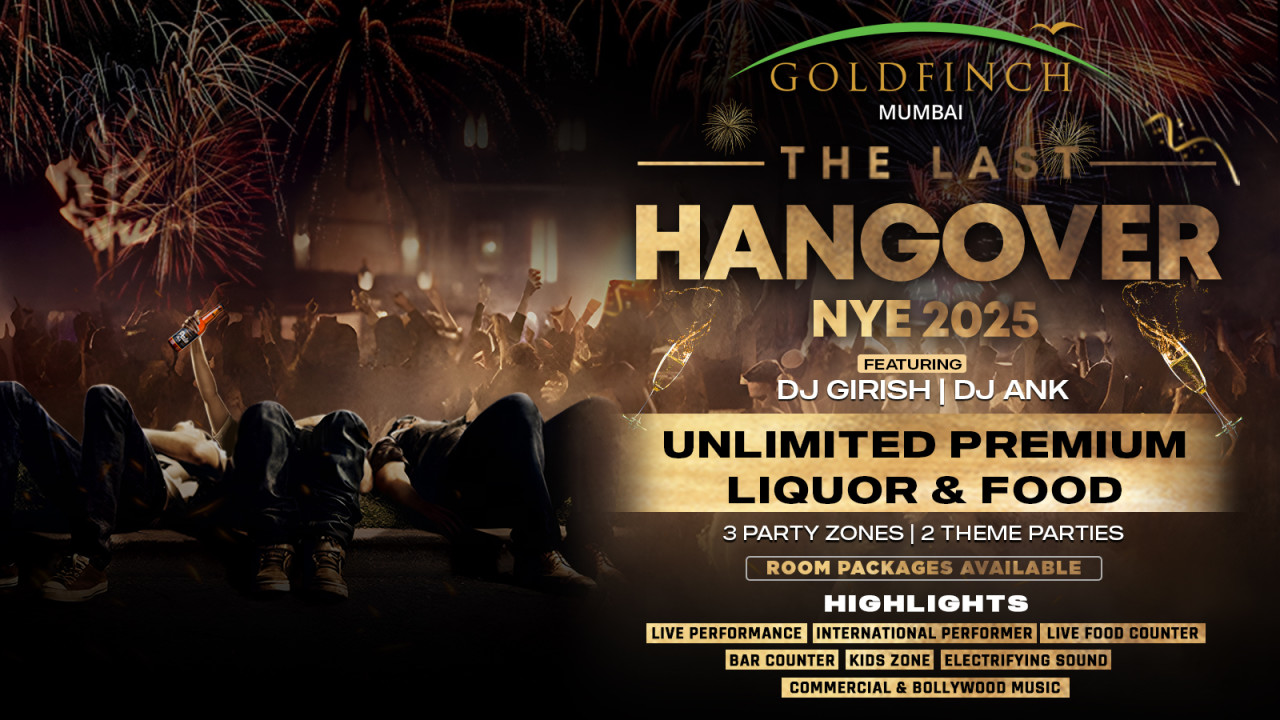 NYE 2025 at GoldFinch Hotel Andheri | NY2025