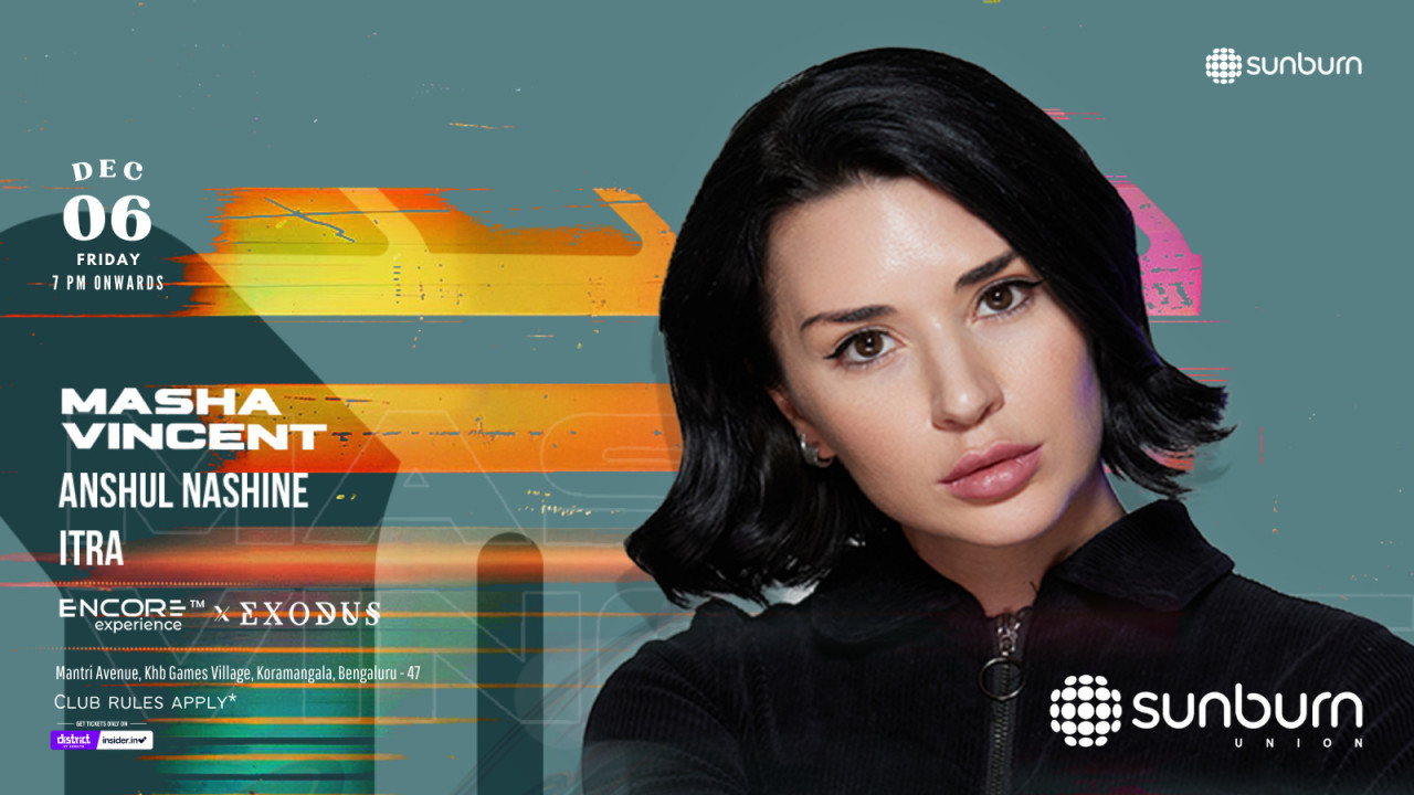 Masha Vincent Live at Sunburn Union