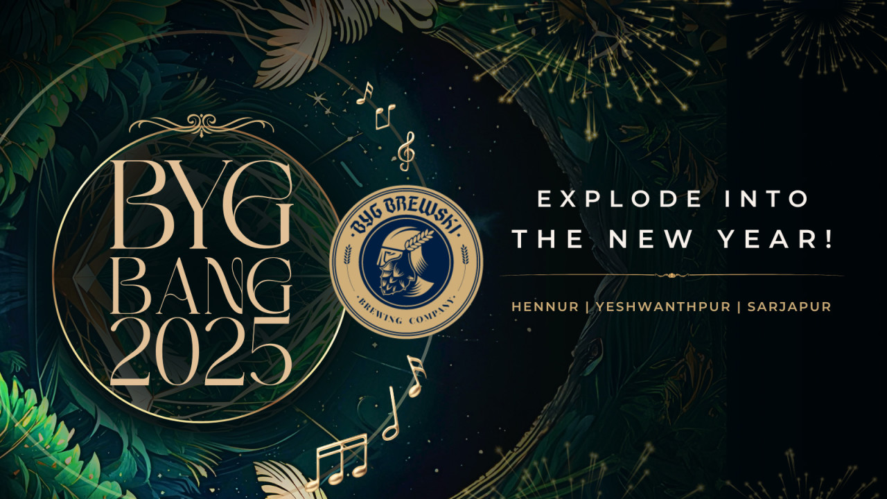 New Year Party : Byg Bang 2025 | Hennur  | NY2025