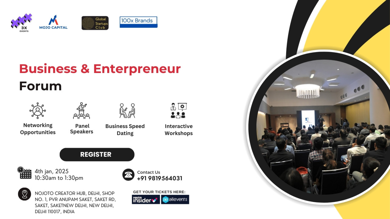 Business & Entrepreneur Forum 2025 New Delhi Conference Event in Delhi