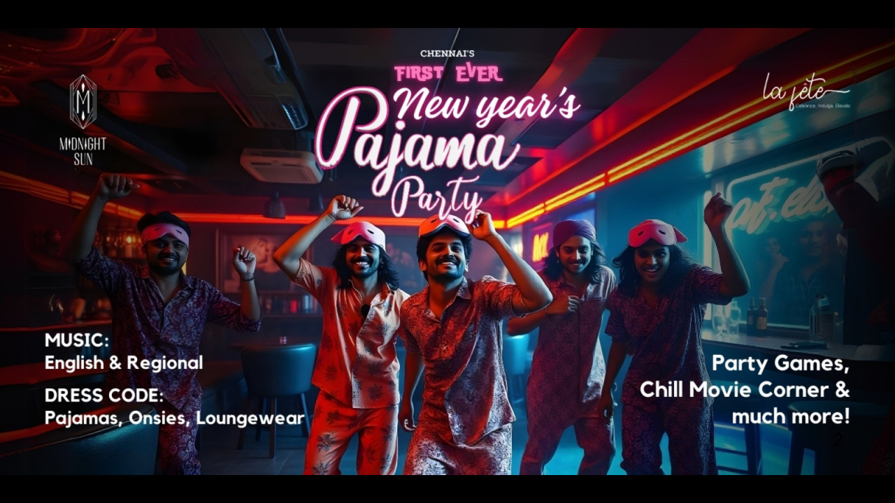 PAJAMA PARTY NYE 2025 @ LA FETE BY MIDNIGHT SUN | NY2025