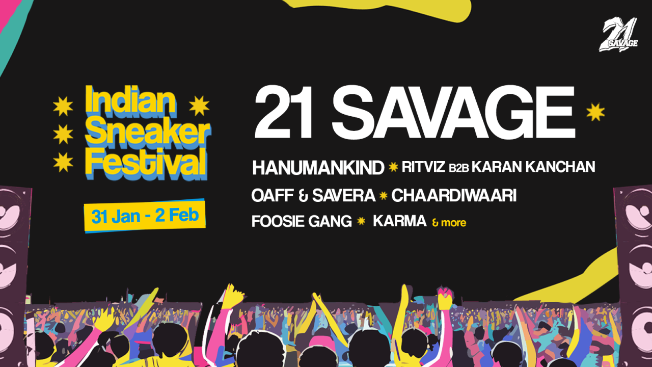 Indian Sneaker Festival ft. 21 Savage | January 2025
