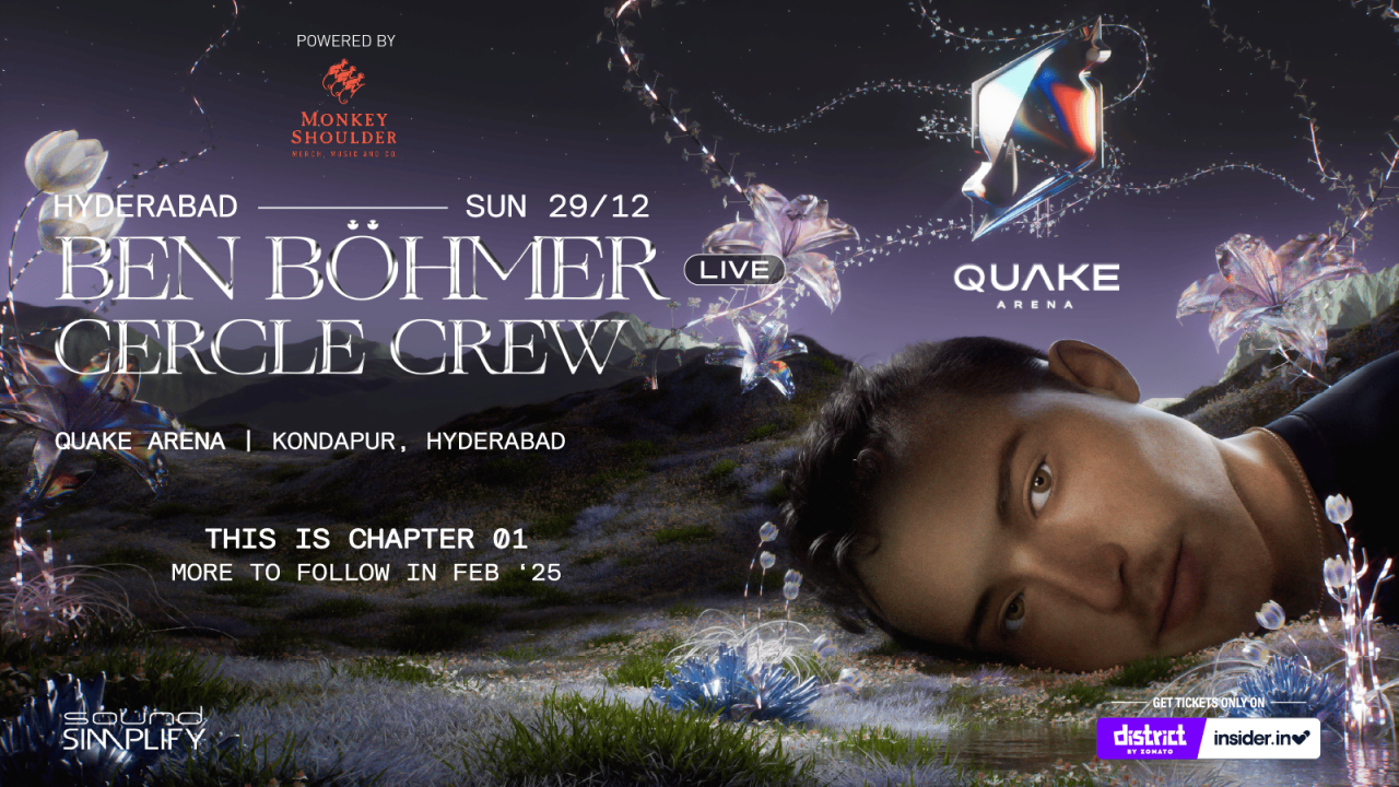 Ben Böhmer Bloom Live - Immersive experience / Quake Arena | Hyderabad | NY2025