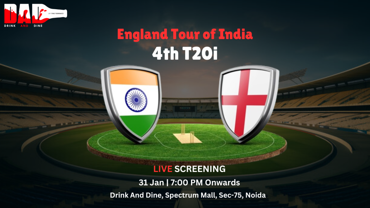 India vs England 4th T20 (Screening) Dinner Event in Noida