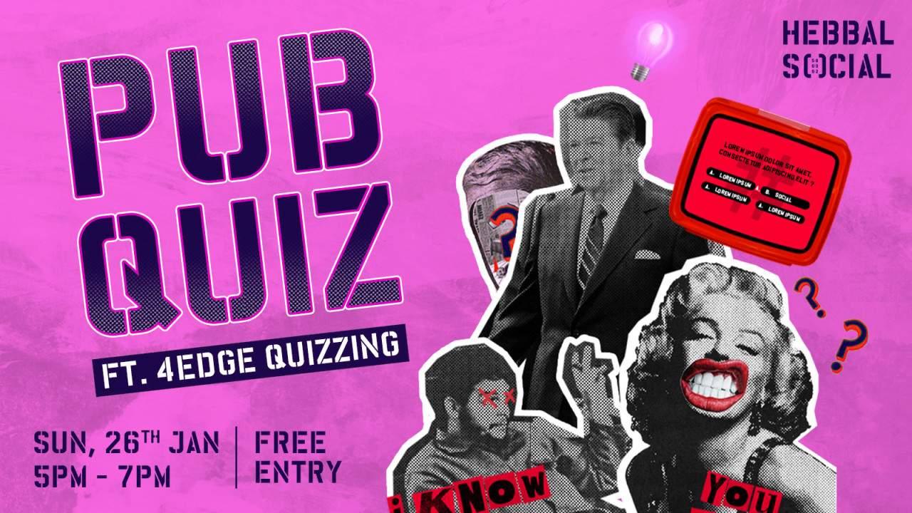 Pub Quiz Ft. 4Edge Quizzing | 26th January | Hebbal SOCIAL | IEHPL