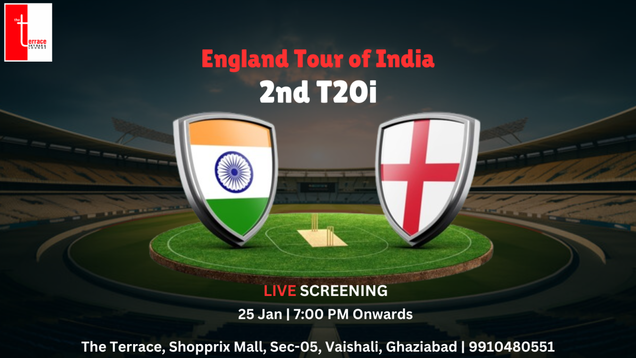 India vs England 2nd T20 Match England Tour of India (Screening