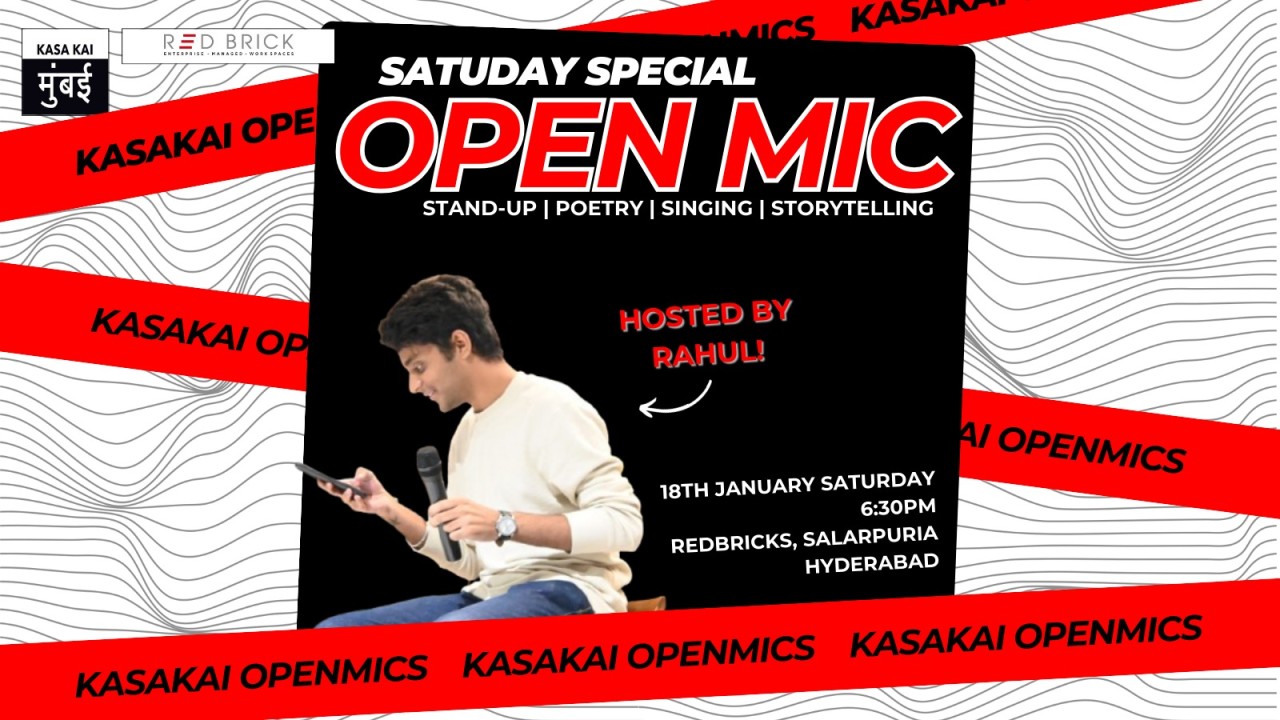 Open Mic By Kya Bolte Hyderabd - Redbrick Salarpuriya