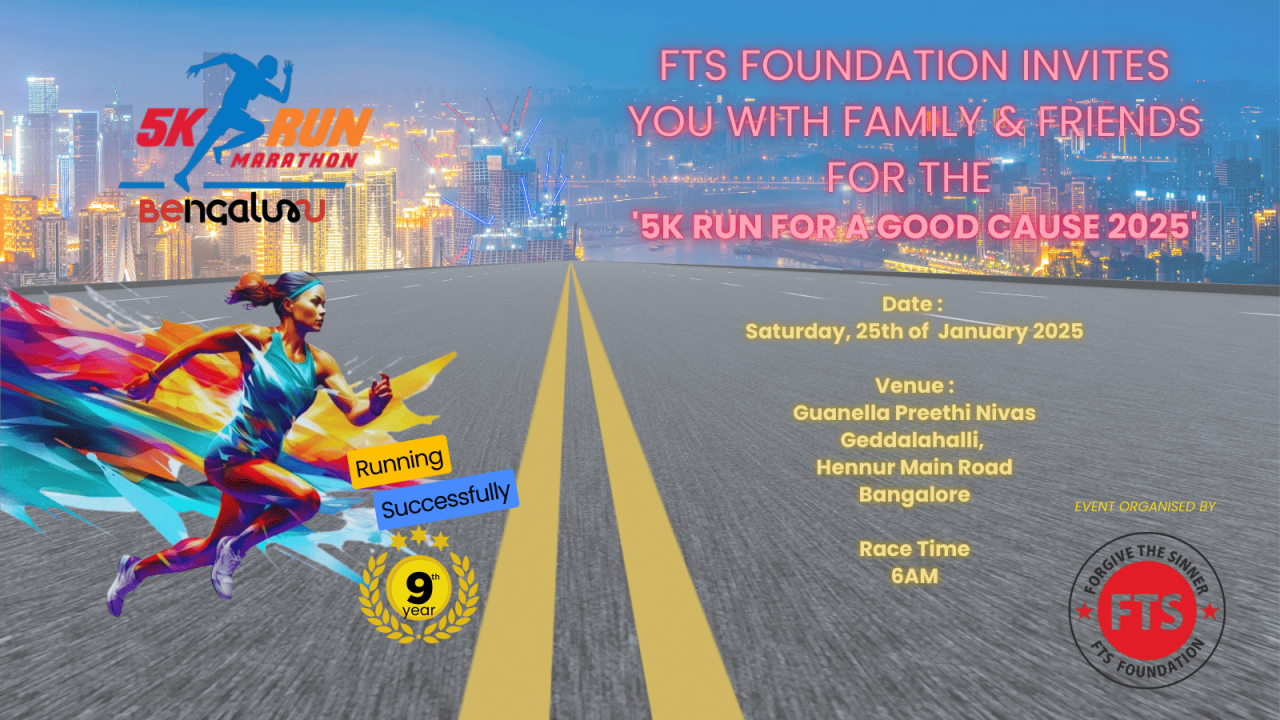 5K Marathon 'Run for a Cause' by FTS Foundation
