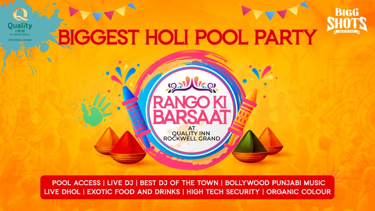 Rango Ki Barasat -Biggest Holi Pool Party | Holi 2025