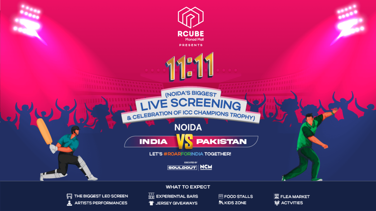 Screening of Noida's Biggest India Vs Pakistan