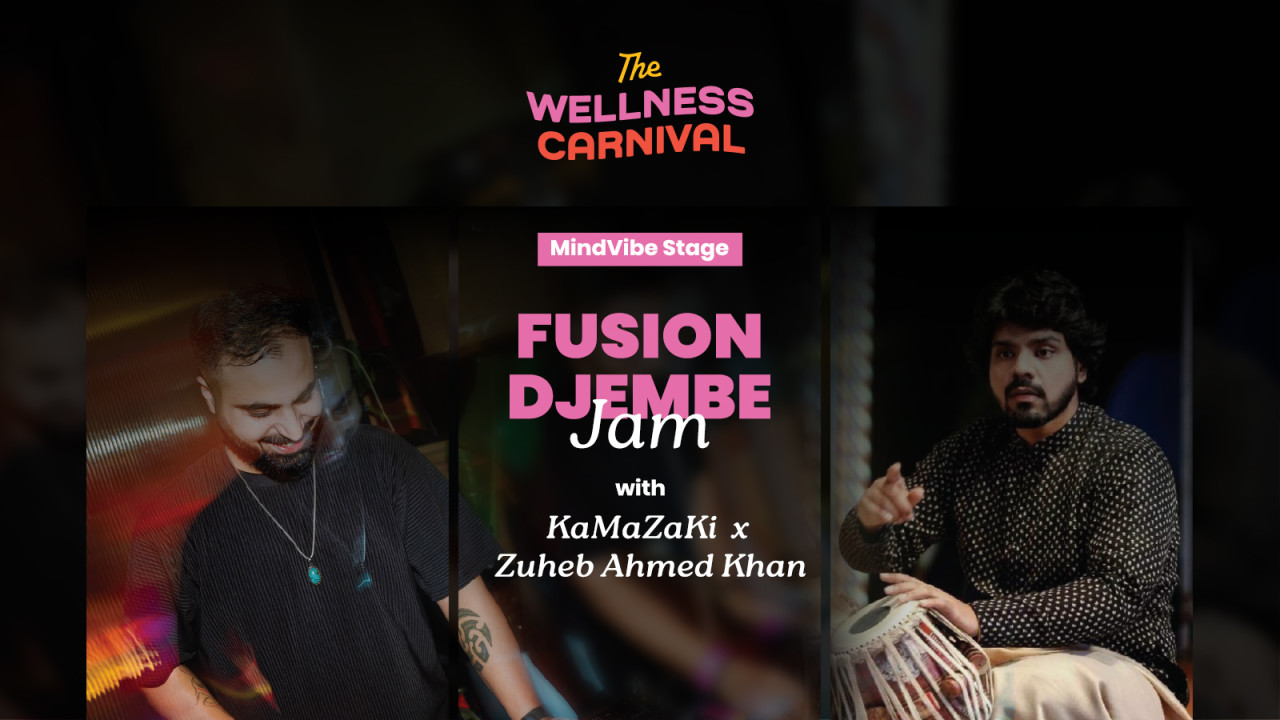 Fusion Djembe Jam DJ Healing Party by DJ KaMaZaKi and Zuheb Ahmed Khan