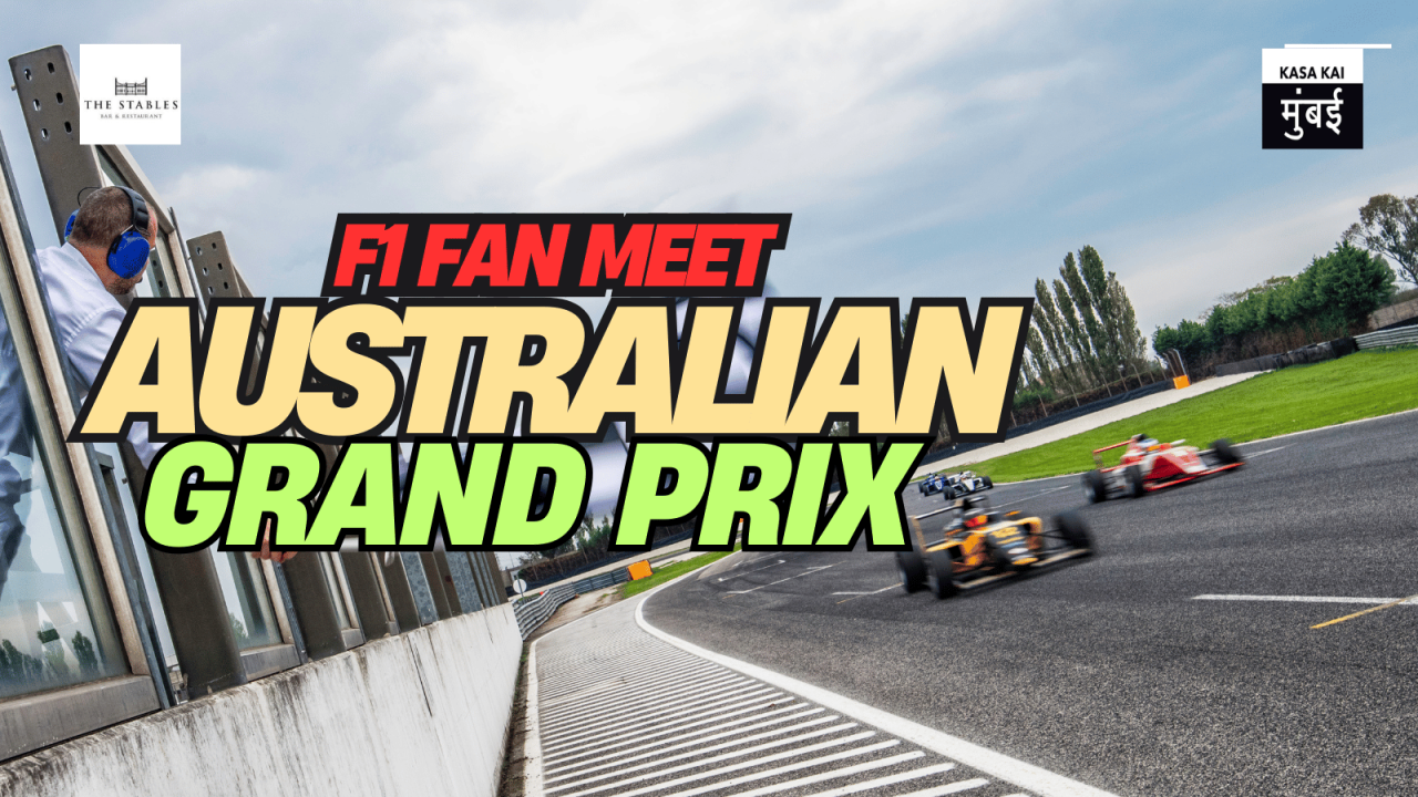 Screening of F1 New Season Kickoff – Watch Party & Fan Meet!