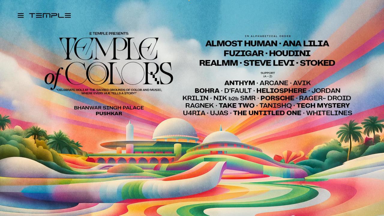 Temple of Colors | Holi 2025