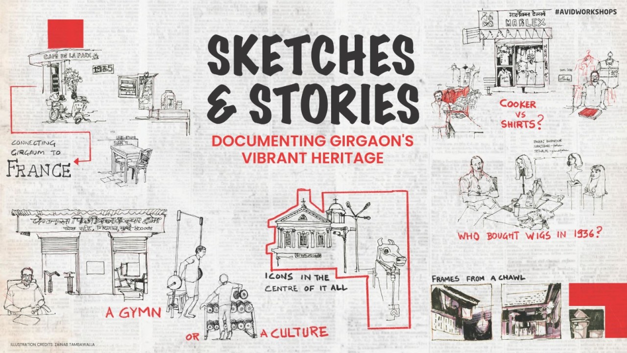 Sketches & Stories: Documenting Girgaon's Vibrant Heritage