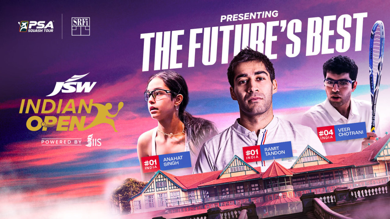 JSW Indian Open 2025 - PSA Squash Tour | Men's & Women's (QFs, SFs & Finals)