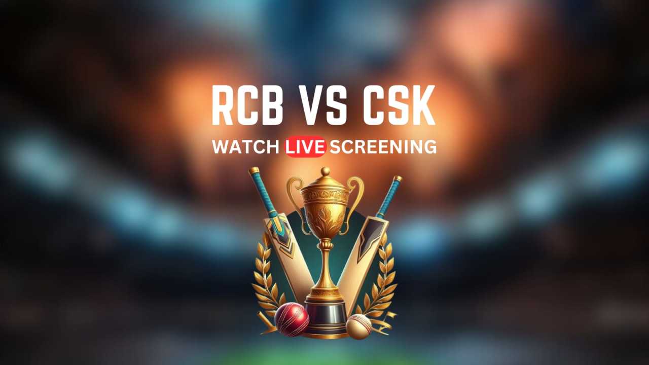 Screening of Royal Challengers Bengaluru vs Chennai Super Kings