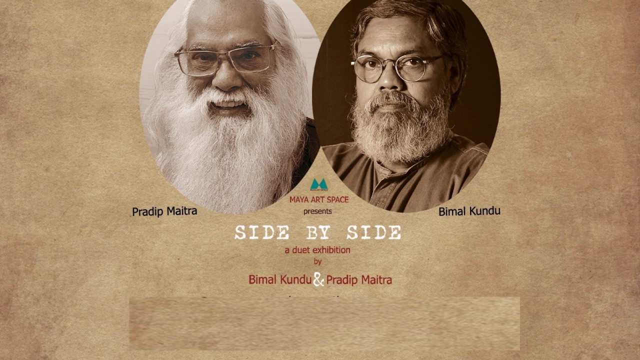 Side By Side Duet Exhibition Of Paintings