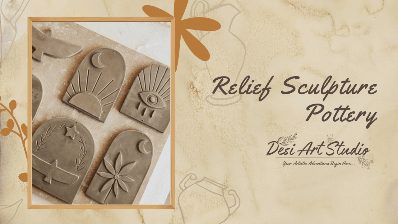 Relief Sculpture Pottery - Desi Art Studio