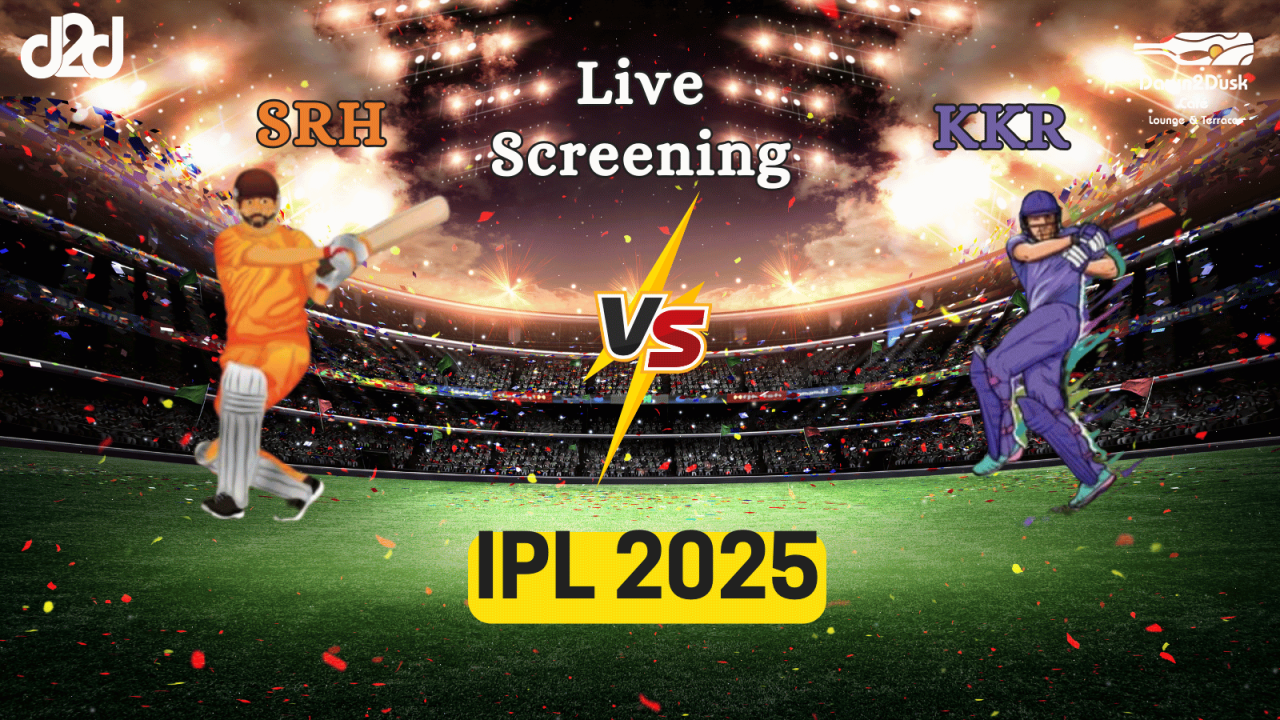 Screening of Sunrisers Hyderabad vs Kolkata Knight Riders
