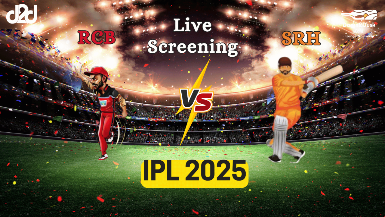 Screening of Royal Challengers Bengaluru vs Sunrisers Hyderabad