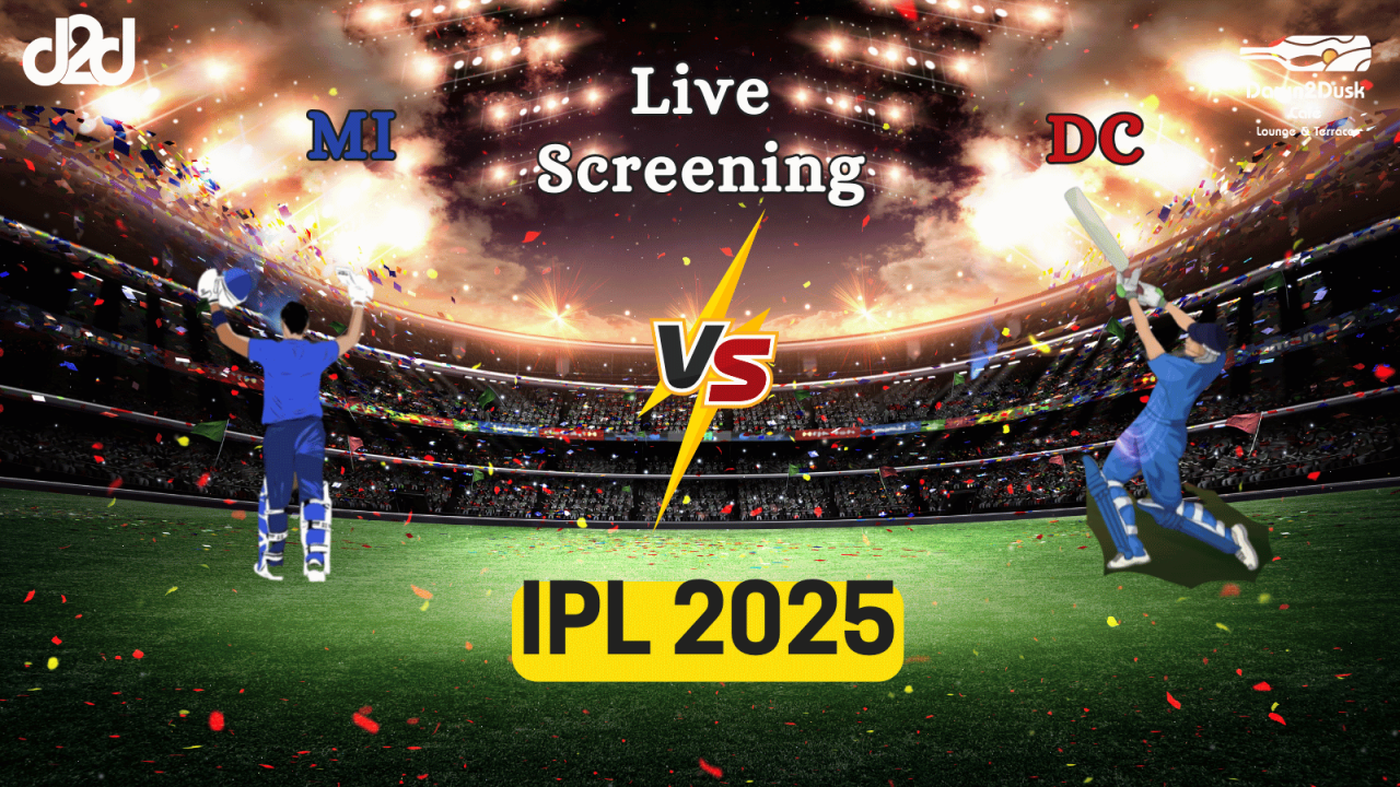 Screening of Mumbai Indians vs Delhi Capitals