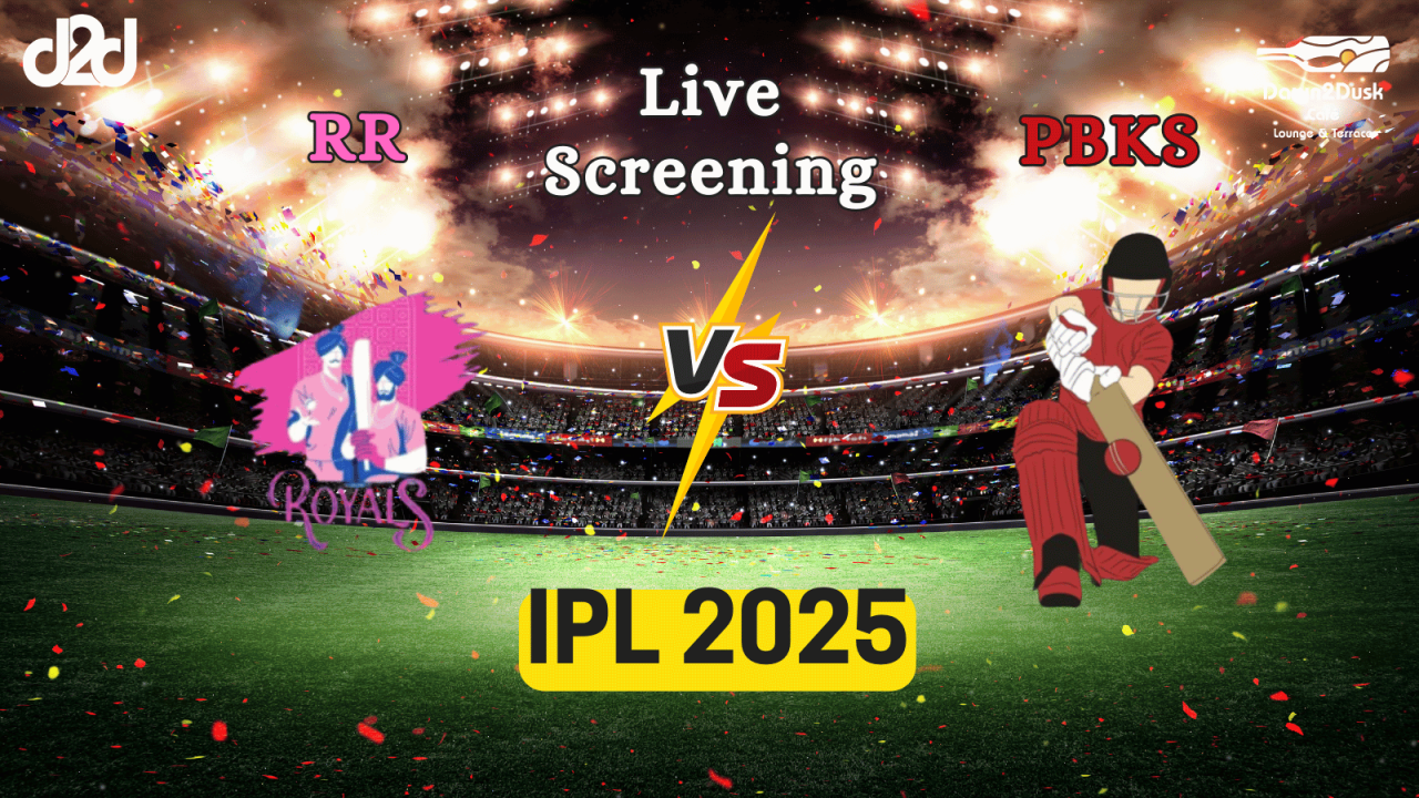 Screening of Rajasthan Royals vs Punjab Kings
