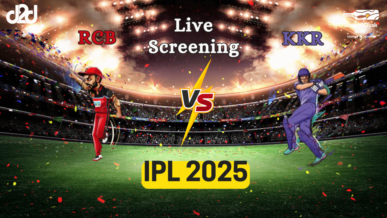 Screening of Royal Challengers Bengaluru vs Kolkata Knight Riders