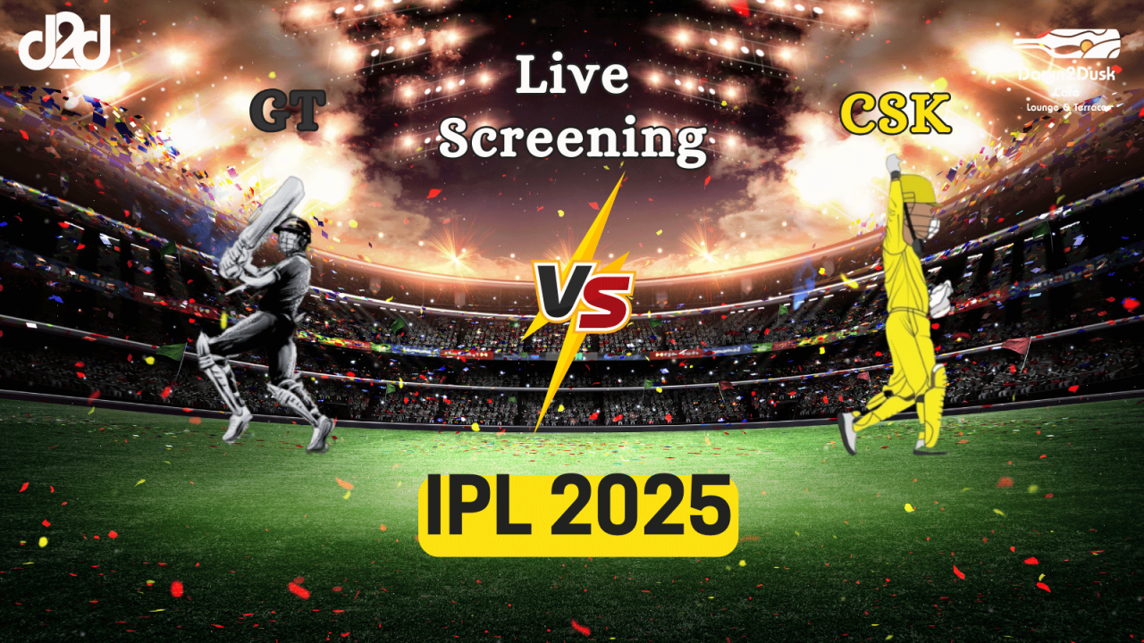 Screening of Gujarat Titans vs Chennai Super Kings