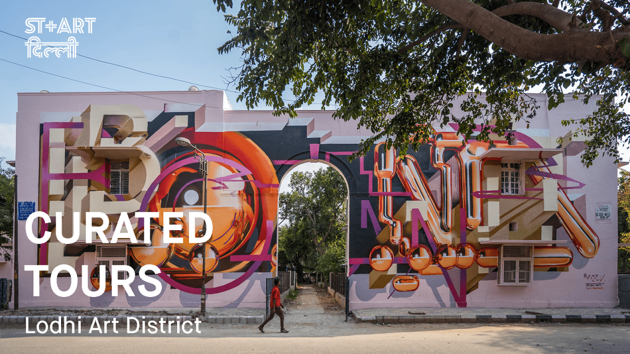 Lodhi Art District Tour by St+art India – A Pet & Bike-Friendly Experience