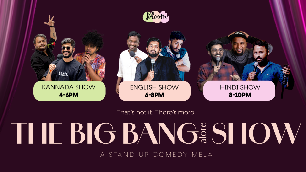 The Big BANGalore Show - A Stand-Up Comedy Mela | HSR