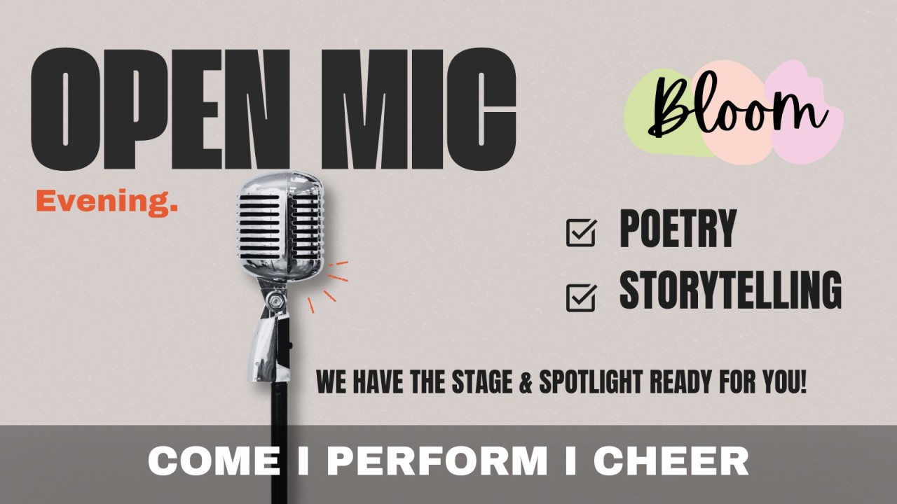 Open Mic : Poetry & Storytelling