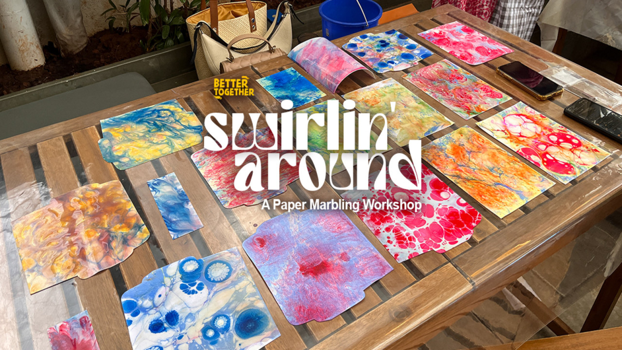 Swirlin' Around: A Paper Marbling Workshop