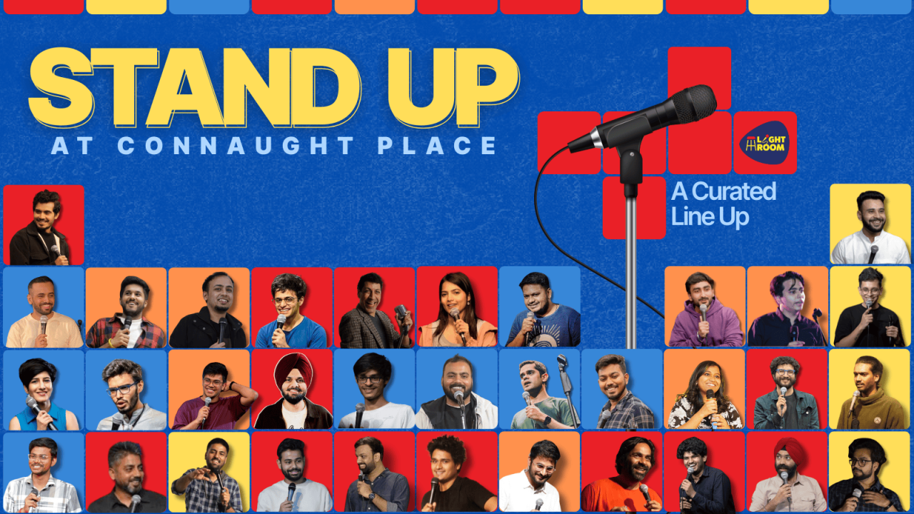 Standup at CONNAUGHT PLACE | A Comedy Lineup Show.