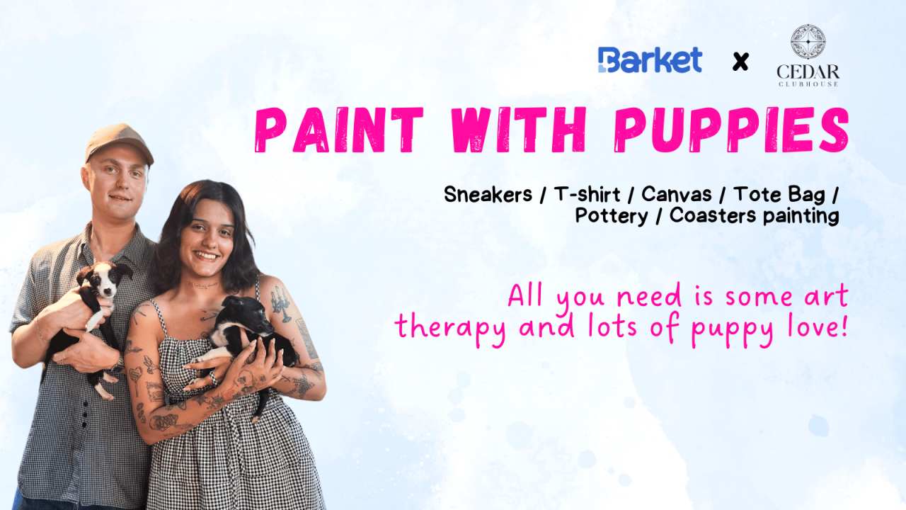 Paint with Puppies by Barket